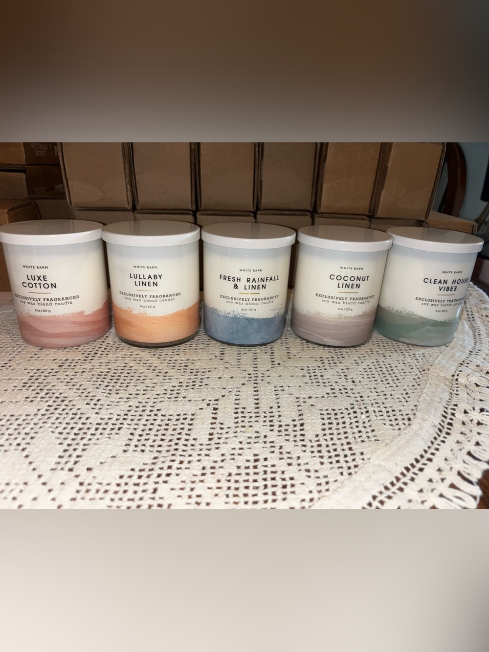 (2026) Bundle of 5 single wick candles from bath and body works